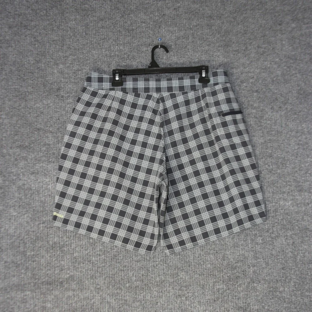 Patagonia Board Shorts Mens‎ 36 Gray Plaid Swim Trunks Hiking Gorpcore